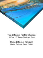 Your Image Printed on Canvas Stretched